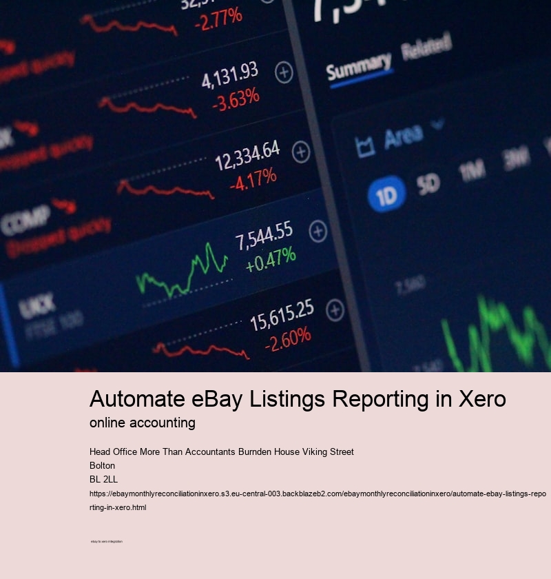 Automate eBay Listings Reporting in Xero